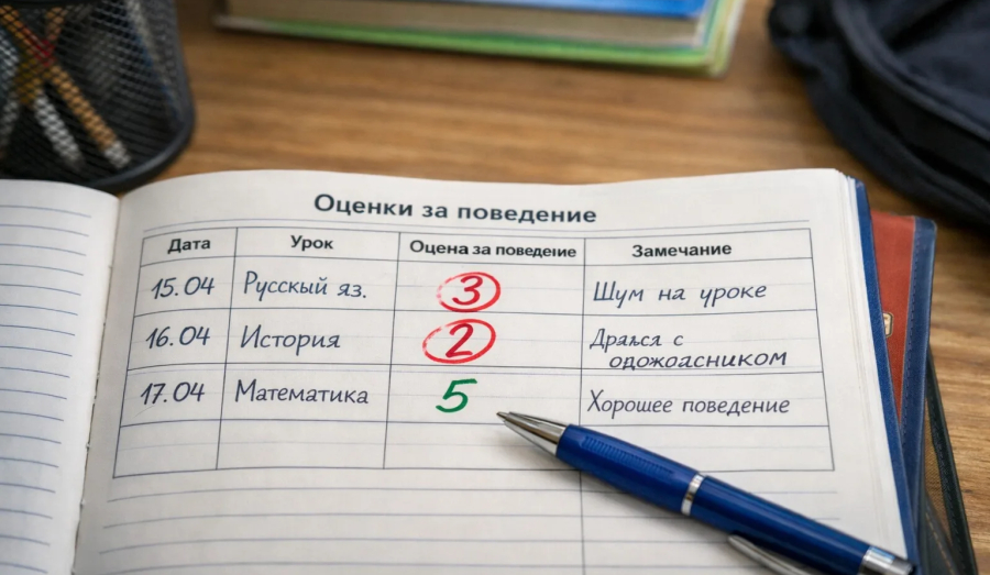 В 10 свердловских школах введут тестовые оценки за поведение